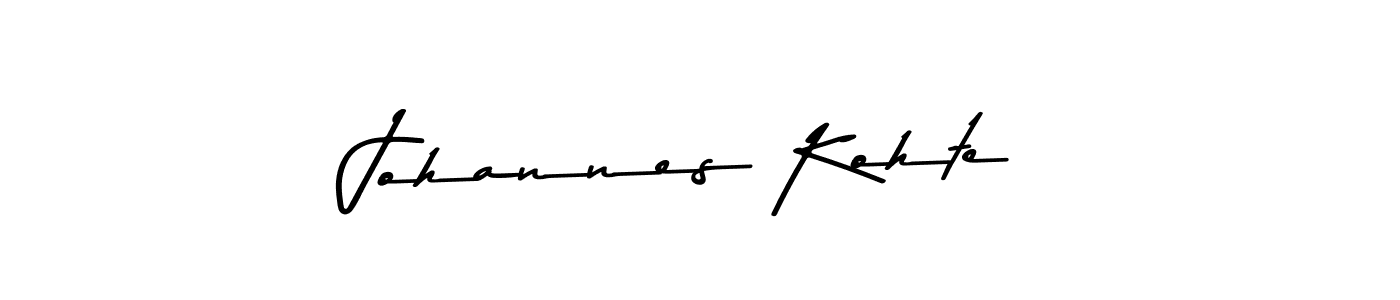 Make a short Johannes Kohte signature style. Manage your documents anywhere anytime using Asem Kandis PERSONAL USE. Create and add eSignatures, submit forms, share and send files easily. Johannes Kohte signature style 9 images and pictures png
