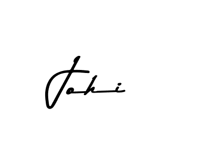 How to make Johi name signature. Use Asem Kandis PERSONAL USE style for creating short signs online. This is the latest handwritten sign. Johi signature style 9 images and pictures png