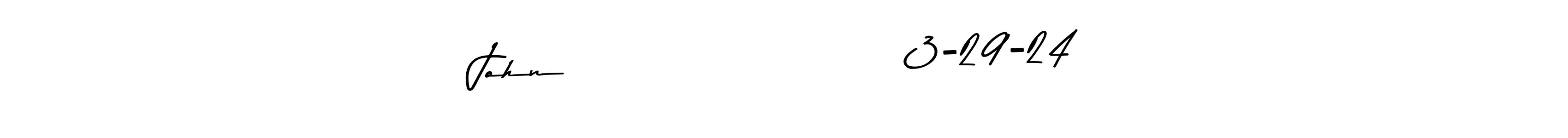 Use a signature maker to create a handwritten signature online. With this signature software, you can design (Asem Kandis PERSONAL USE) your own signature for name John                       3-29-24. John                       3-29-24 signature style 9 images and pictures png