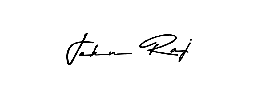 Design your own signature with our free online signature maker. With this signature software, you can create a handwritten (Asem Kandis PERSONAL USE) signature for name John  Raj. John  Raj signature style 9 images and pictures png