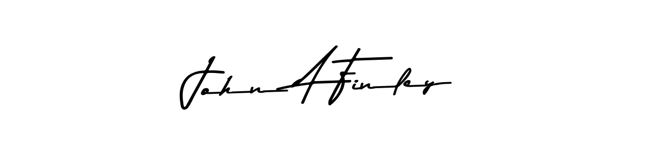 How to make John A Finley name signature. Use Asem Kandis PERSONAL USE style for creating short signs online. This is the latest handwritten sign. John A Finley signature style 9 images and pictures png