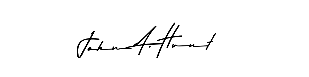 John A. Hunt stylish signature style. Best Handwritten Sign (Asem Kandis PERSONAL USE) for my name. Handwritten Signature Collection Ideas for my name John A. Hunt. John A. Hunt signature style 9 images and pictures png