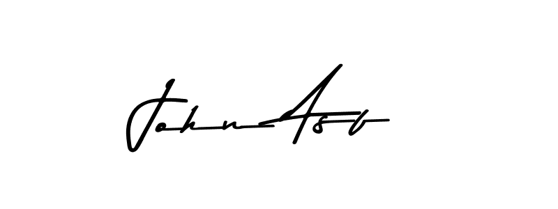 The best way (Asem Kandis PERSONAL USE) to make a short signature is to pick only two or three words in your name. The name John Asf include a total of six letters. For converting this name. John Asf signature style 9 images and pictures png