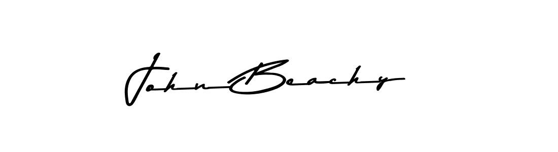 How to make John Beachy name signature. Use Asem Kandis PERSONAL USE style for creating short signs online. This is the latest handwritten sign. John Beachy signature style 9 images and pictures png