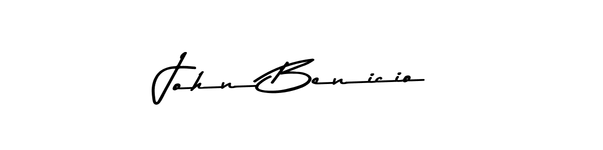 Design your own signature with our free online signature maker. With this signature software, you can create a handwritten (Asem Kandis PERSONAL USE) signature for name John Benicio. John Benicio signature style 9 images and pictures png