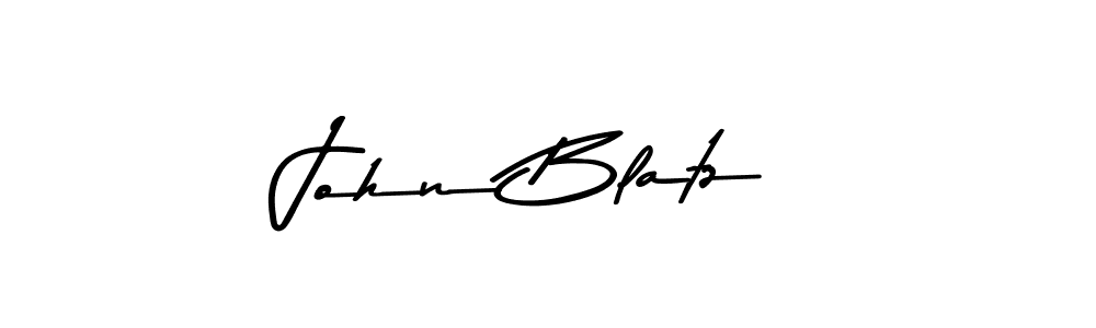 You should practise on your own different ways (Asem Kandis PERSONAL USE) to write your name (John Blatz) in signature. don't let someone else do it for you. John Blatz signature style 9 images and pictures png