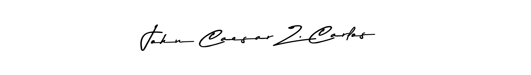 Make a beautiful signature design for name John Caesar Z. Carlos. With this signature (Asem Kandis PERSONAL USE) style, you can create a handwritten signature for free. John Caesar Z. Carlos signature style 9 images and pictures png