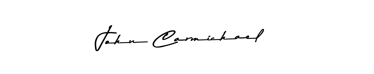 Make a beautiful signature design for name John Carmichael. With this signature (Asem Kandis PERSONAL USE) style, you can create a handwritten signature for free. John Carmichael signature style 9 images and pictures png