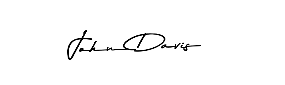 The best way (Asem Kandis PERSONAL USE) to make a short signature is to pick only two or three words in your name. The name John Davis include a total of six letters. For converting this name. John Davis signature style 9 images and pictures png