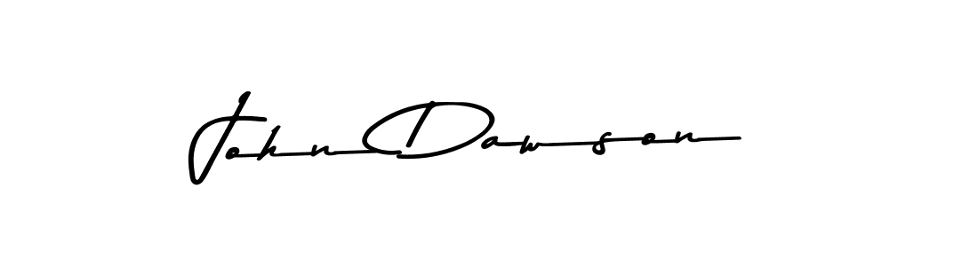 Design your own signature with our free online signature maker. With this signature software, you can create a handwritten (Asem Kandis PERSONAL USE) signature for name John Dawson. John Dawson signature style 9 images and pictures png