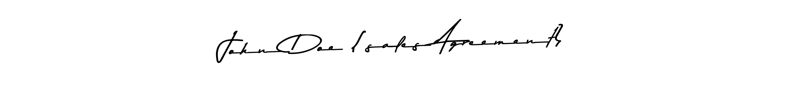 Design your own signature with our free online signature maker. With this signature software, you can create a handwritten (Asem Kandis PERSONAL USE) signature for name John Doe (sales Agreement). John Doe (sales Agreement) signature style 9 images and pictures png