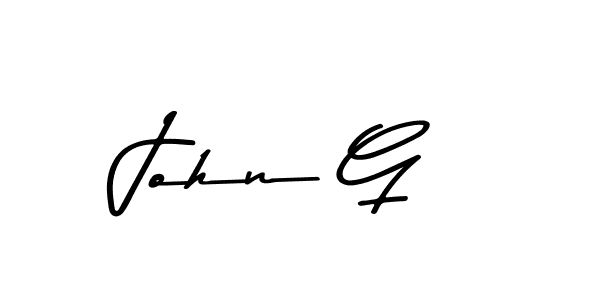 How to make John G name signature. Use Asem Kandis PERSONAL USE style for creating short signs online. This is the latest handwritten sign. John G signature style 9 images and pictures png