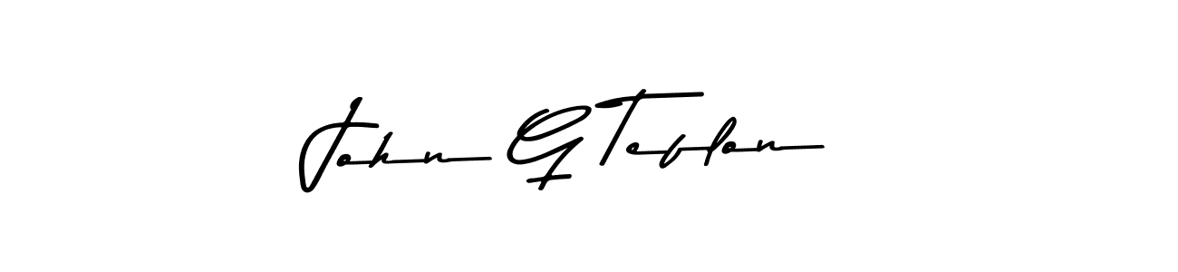 Also You can easily find your signature by using the search form. We will create John G Teflon name handwritten signature images for you free of cost using Asem Kandis PERSONAL USE sign style. John G Teflon signature style 9 images and pictures png