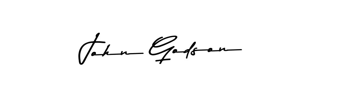 John Godson stylish signature style. Best Handwritten Sign (Asem Kandis PERSONAL USE) for my name. Handwritten Signature Collection Ideas for my name John Godson. John Godson signature style 9 images and pictures png