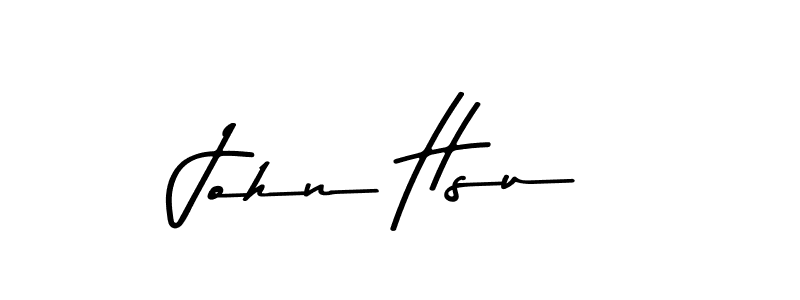 How to make John Hsu name signature. Use Asem Kandis PERSONAL USE style for creating short signs online. This is the latest handwritten sign. John Hsu signature style 9 images and pictures png