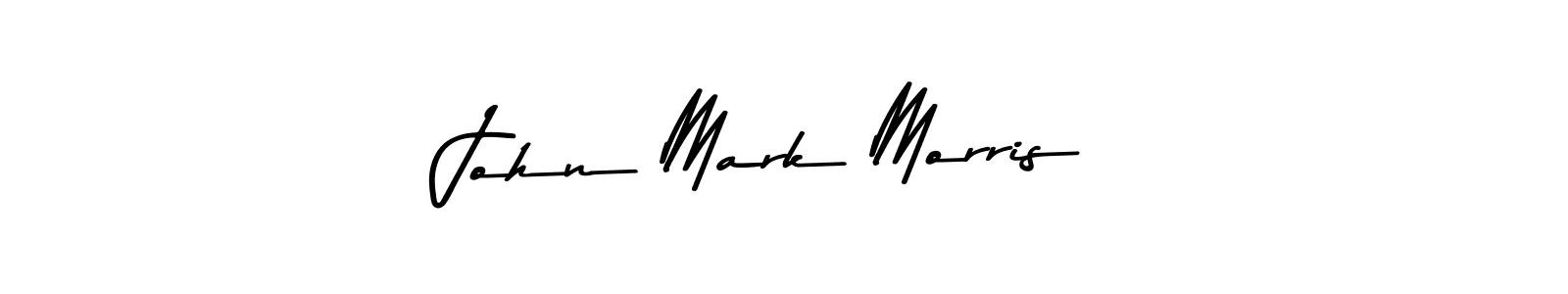 Create a beautiful signature design for name John Mark Morris. With this signature (Asem Kandis PERSONAL USE) fonts, you can make a handwritten signature for free. John Mark Morris signature style 9 images and pictures png