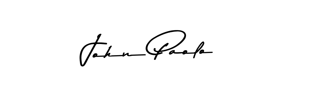 The best way (Asem Kandis PERSONAL USE) to make a short signature is to pick only two or three words in your name. The name John Paolo include a total of six letters. For converting this name. John Paolo signature style 9 images and pictures png