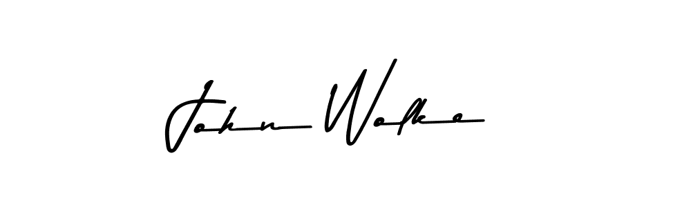 You should practise on your own different ways (Asem Kandis PERSONAL USE) to write your name (John Wolke) in signature. don't let someone else do it for you. John Wolke signature style 9 images and pictures png