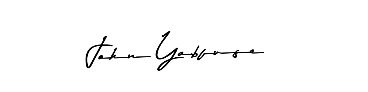 How to make John Yabfuse signature? Asem Kandis PERSONAL USE is a professional autograph style. Create handwritten signature for John Yabfuse name. John Yabfuse signature style 9 images and pictures png