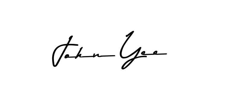 John Yee stylish signature style. Best Handwritten Sign (Asem Kandis PERSONAL USE) for my name. Handwritten Signature Collection Ideas for my name John Yee. John Yee signature style 9 images and pictures png