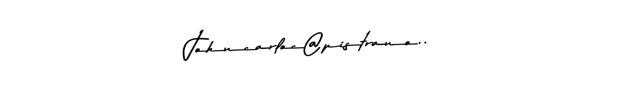 Make a beautiful signature design for name Johncarloc@pistrano... Use this online signature maker to create a handwritten signature for free. Johncarloc@pistrano.. signature style 9 images and pictures png