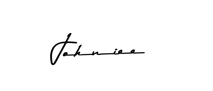 Johniee stylish signature style. Best Handwritten Sign (Asem Kandis PERSONAL USE) for my name. Handwritten Signature Collection Ideas for my name Johniee. Johniee signature style 9 images and pictures png