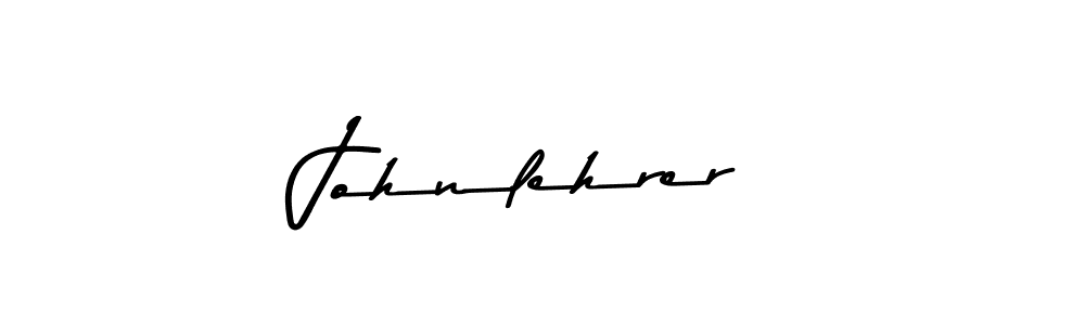 Make a beautiful signature design for name Johnlehrer. With this signature (Asem Kandis PERSONAL USE) style, you can create a handwritten signature for free. Johnlehrer signature style 9 images and pictures png