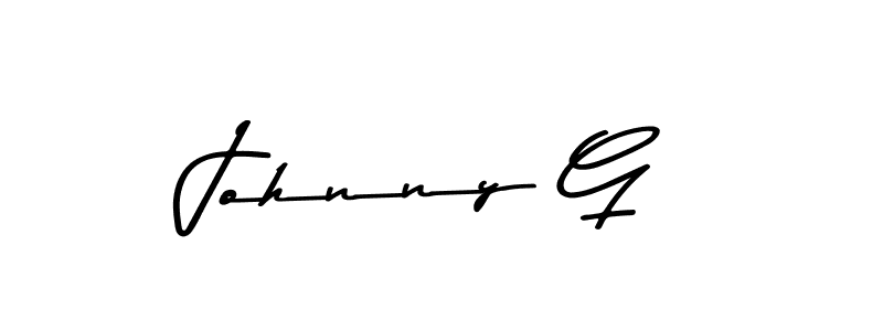 Johnny G stylish signature style. Best Handwritten Sign (Asem Kandis PERSONAL USE) for my name. Handwritten Signature Collection Ideas for my name Johnny G. Johnny G signature style 9 images and pictures png