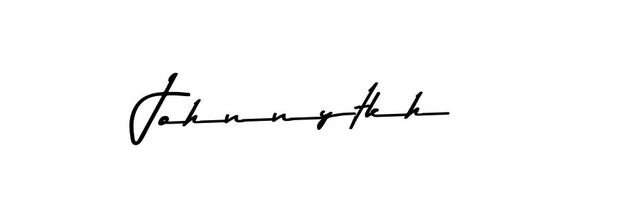 Use a signature maker to create a handwritten signature online. With this signature software, you can design (Asem Kandis PERSONAL USE) your own signature for name Johnnytkh. Johnnytkh signature style 9 images and pictures png