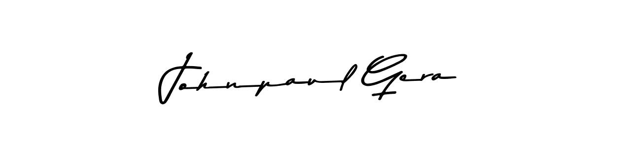 It looks lik you need a new signature style for name Johnpaul Gera. Design unique handwritten (Asem Kandis PERSONAL USE) signature with our free signature maker in just a few clicks. Johnpaul Gera signature style 9 images and pictures png