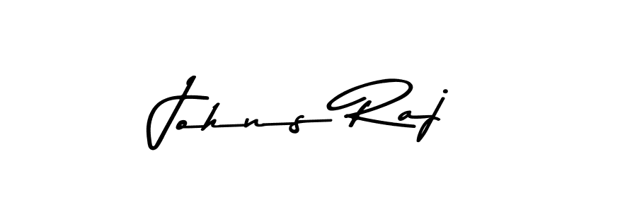 Design your own signature with our free online signature maker. With this signature software, you can create a handwritten (Asem Kandis PERSONAL USE) signature for name Johns Raj. Johns Raj signature style 9 images and pictures png