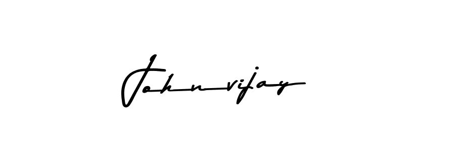 How to make Johnvijay signature? Asem Kandis PERSONAL USE is a professional autograph style. Create handwritten signature for Johnvijay name. Johnvijay signature style 9 images and pictures png