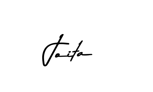 Create a beautiful signature design for name Joita. With this signature (Asem Kandis PERSONAL USE) fonts, you can make a handwritten signature for free. Joita signature style 9 images and pictures png