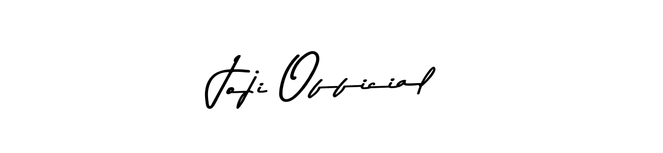 Create a beautiful signature design for name Joji Official. With this signature (Asem Kandis PERSONAL USE) fonts, you can make a handwritten signature for free. Joji Official signature style 9 images and pictures png