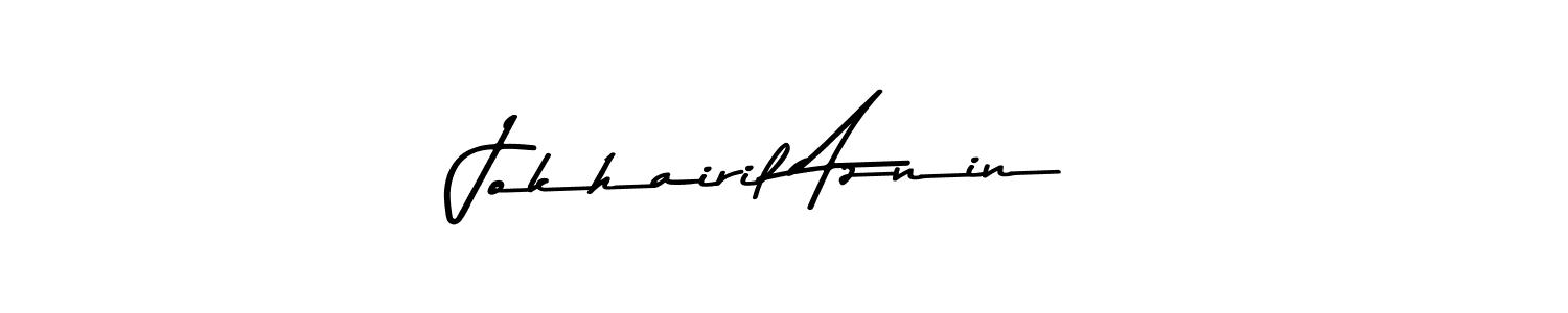 Also we have Jokhairil Aznin name is the best signature style. Create professional handwritten signature collection using Asem Kandis PERSONAL USE autograph style. Jokhairil Aznin signature style 9 images and pictures png