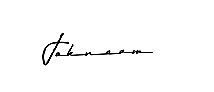 How to Draw Jokneam signature style? Asem Kandis PERSONAL USE is a latest design signature styles for name Jokneam. Jokneam signature style 9 images and pictures png