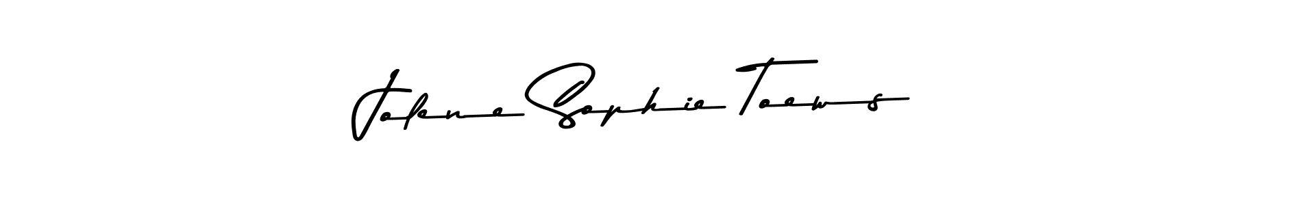 Create a beautiful signature design for name Jolene Sophie Toews. With this signature (Asem Kandis PERSONAL USE) fonts, you can make a handwritten signature for free. Jolene Sophie Toews signature style 9 images and pictures png