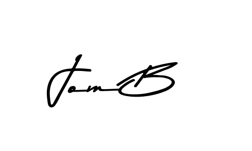 The best way (Asem Kandis PERSONAL USE) to make a short signature is to pick only two or three words in your name. The name Jom B include a total of six letters. For converting this name. Jom B signature style 9 images and pictures png