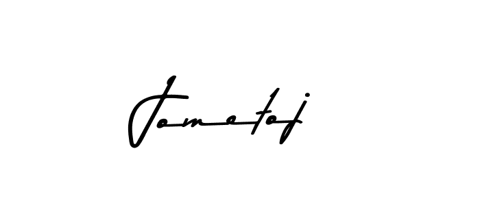 Design your own signature with our free online signature maker. With this signature software, you can create a handwritten (Asem Kandis PERSONAL USE) signature for name Jometoj. Jometoj signature style 9 images and pictures png