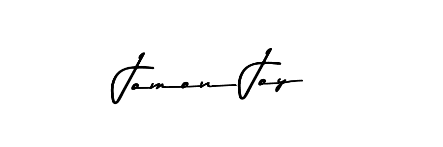 Jomon Joy stylish signature style. Best Handwritten Sign (Asem Kandis PERSONAL USE) for my name. Handwritten Signature Collection Ideas for my name Jomon Joy. Jomon Joy signature style 9 images and pictures png