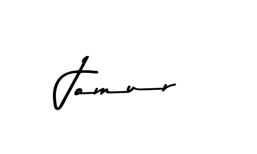 How to make Jomur name signature. Use Asem Kandis PERSONAL USE style for creating short signs online. This is the latest handwritten sign. Jomur signature style 9 images and pictures png