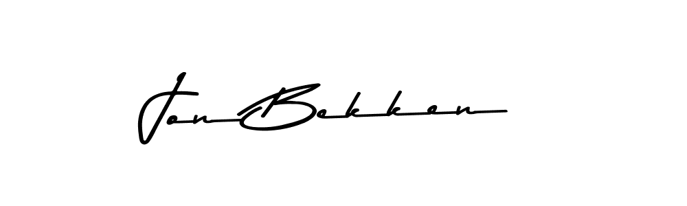 Design your own signature with our free online signature maker. With this signature software, you can create a handwritten (Asem Kandis PERSONAL USE) signature for name Jon Bekken. Jon Bekken signature style 9 images and pictures png