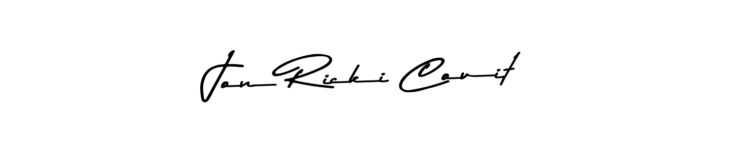 Use a signature maker to create a handwritten signature online. With this signature software, you can design (Asem Kandis PERSONAL USE) your own signature for name Jon Ricki Couit. Jon Ricki Couit signature style 9 images and pictures png