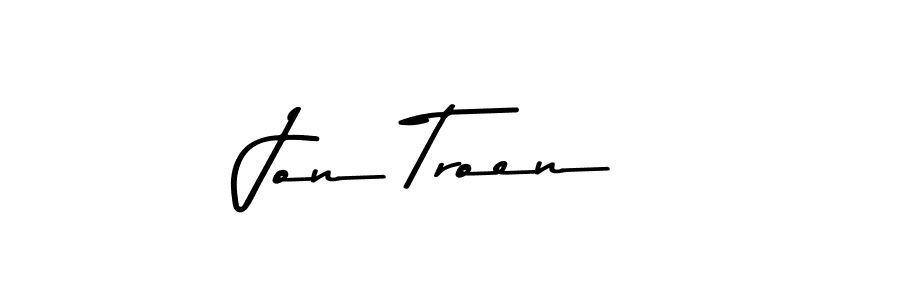 Similarly Asem Kandis PERSONAL USE is the best handwritten signature design. Signature creator online .You can use it as an online autograph creator for name Jon Troen. Jon Troen signature style 9 images and pictures png