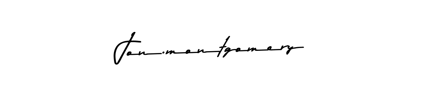 Use a signature maker to create a handwritten signature online. With this signature software, you can design (Asem Kandis PERSONAL USE) your own signature for name Jon.montgomery. Jon.montgomery signature style 9 images and pictures png