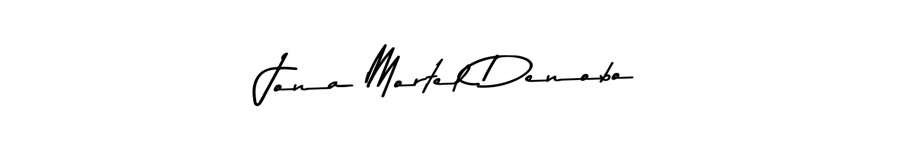 Make a short Jona Mortel Denobo signature style. Manage your documents anywhere anytime using Asem Kandis PERSONAL USE. Create and add eSignatures, submit forms, share and send files easily. Jona Mortel Denobo signature style 9 images and pictures png