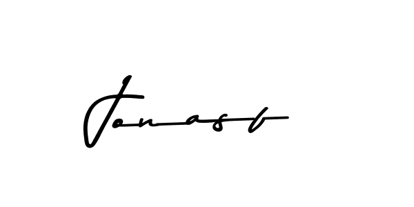 Make a beautiful signature design for name Jonasf. With this signature (Asem Kandis PERSONAL USE) style, you can create a handwritten signature for free. Jonasf signature style 9 images and pictures png