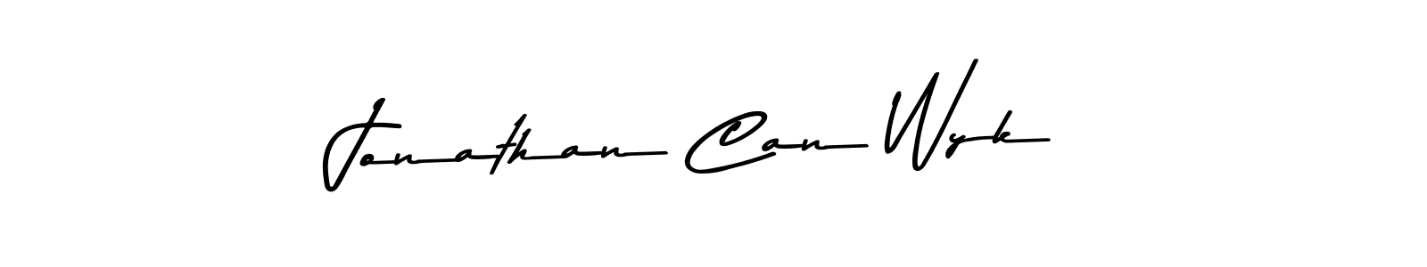 Jonathan Can Wyk stylish signature style. Best Handwritten Sign (Asem Kandis PERSONAL USE) for my name. Handwritten Signature Collection Ideas for my name Jonathan Can Wyk. Jonathan Can Wyk signature style 9 images and pictures png