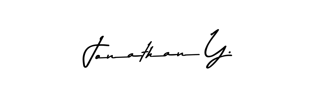 Make a beautiful signature design for name Jonathan Y.. With this signature (Asem Kandis PERSONAL USE) style, you can create a handwritten signature for free. Jonathan Y. signature style 9 images and pictures png