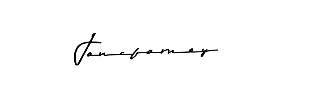 It looks lik you need a new signature style for name Joncfarney. Design unique handwritten (Asem Kandis PERSONAL USE) signature with our free signature maker in just a few clicks. Joncfarney signature style 9 images and pictures png